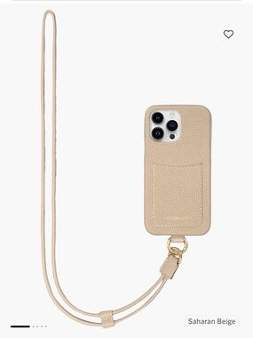 NIB - MAISON de SABRÉ
Sling Phone Case (iPhone 14 Pro) - Saharan Nude